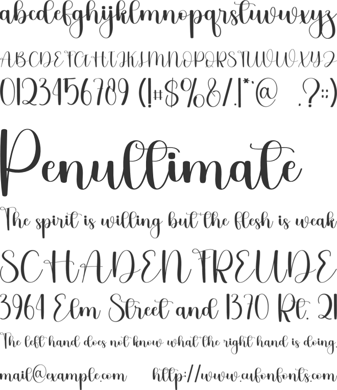 Sweety Marsmallow font preview