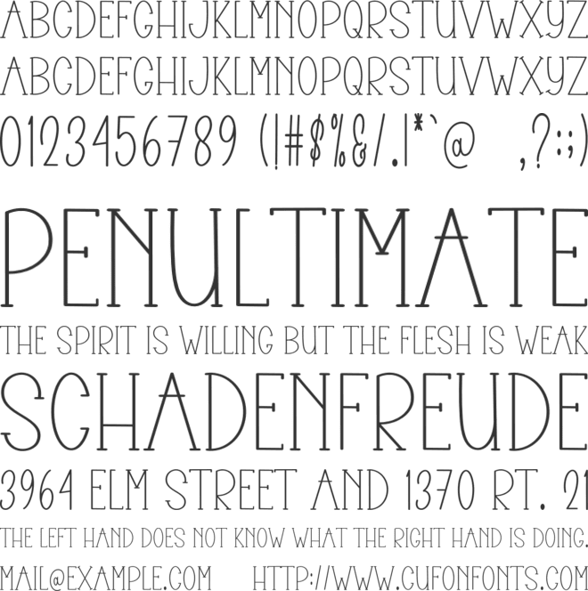Beach Sunlight font preview