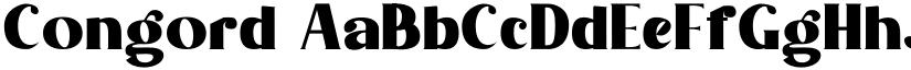 Congord font download