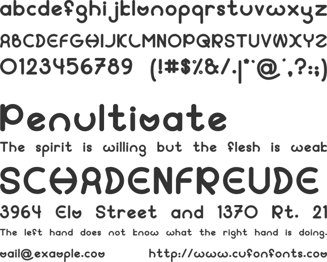ALHAMDULILAH font preview