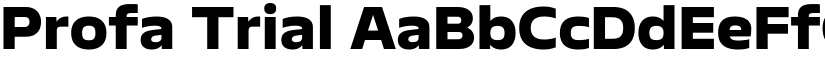 Profa Trial font
