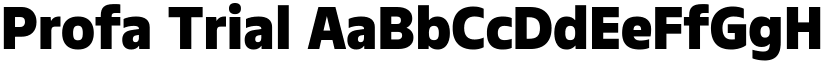 Profa Trial font