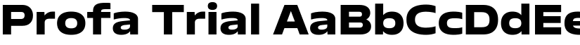 Profa Trial font