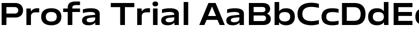 Profa Trial font