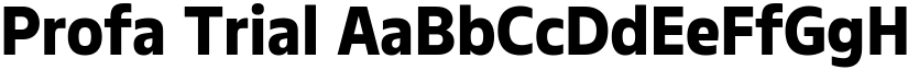 Profa Trial font