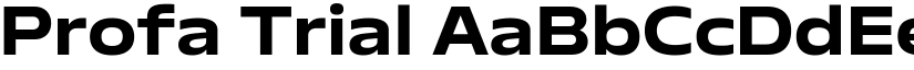Profa Trial font