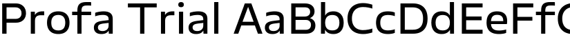 Profa Trial font