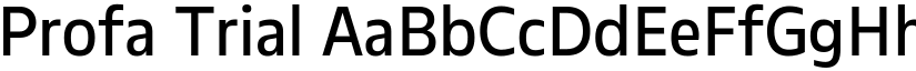 Profa Trial font
