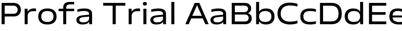Profa Trial font