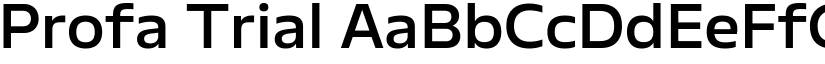 Profa Trial font