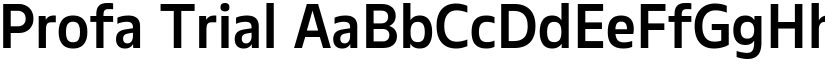 Profa Trial font