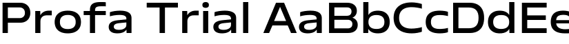 Profa Trial font
