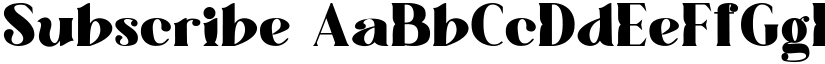 Subscribe font download