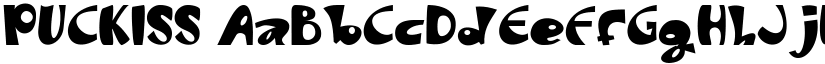 PUCKISS font download