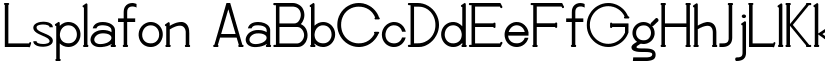 Lsplafon font download