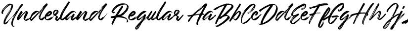 Underland Regular font