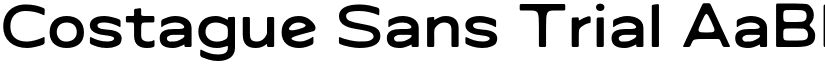 Costague Sans Trial font download