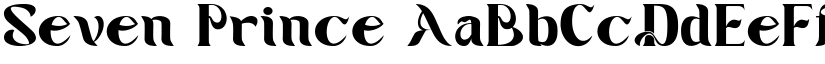 Seven Prince font download
