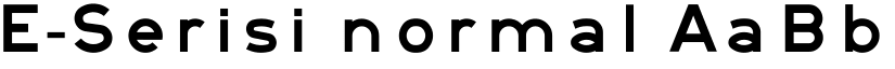 ESerisi font download