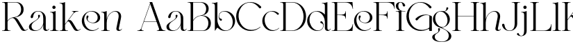 Raiken font download