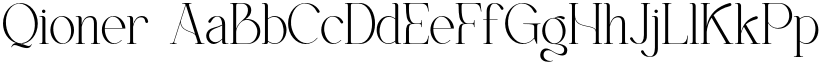 Qioner font download