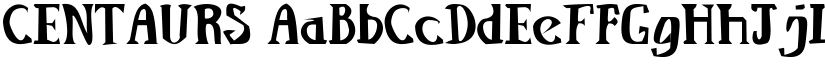 CENTAURS font download