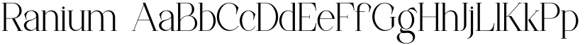 Ranium font download