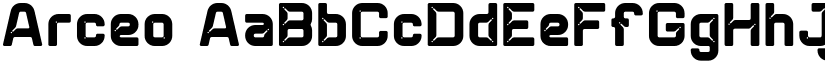 Arceo font download