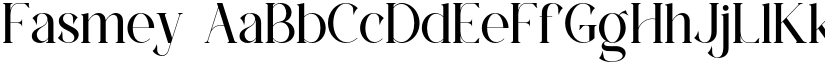 Fasmey font download