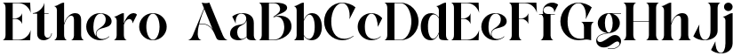Ethero font download