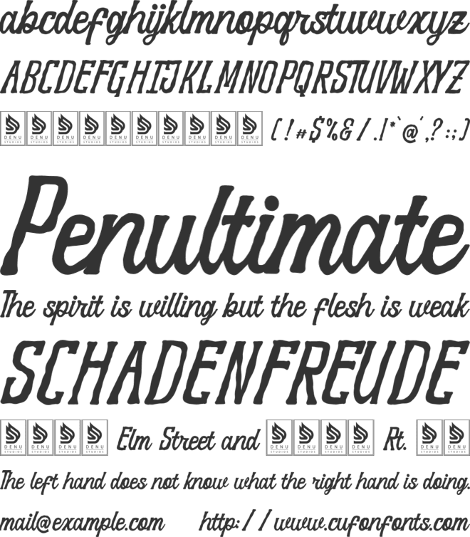 Simple Journey font preview