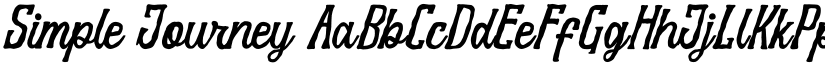 Simple Journey font download