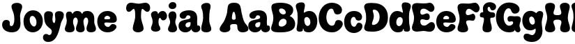 Joyme Trial font download