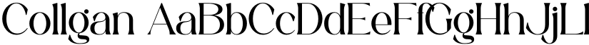 Collgan font download