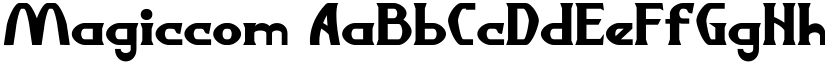 Magiccom font