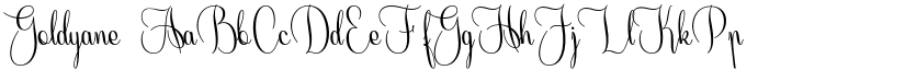 Goldyane font download