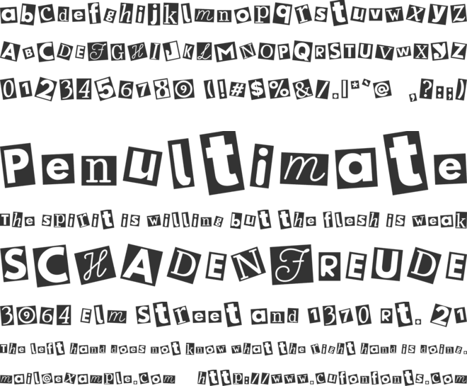 Poland canned into Kaito font preview