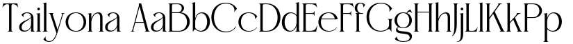 Tailyona font download