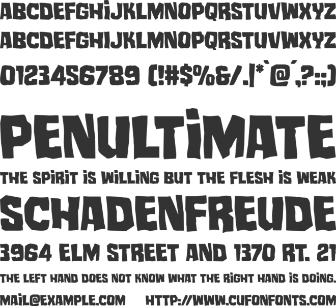 Mister Twisted font preview