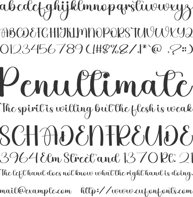 Valenine Autography font preview