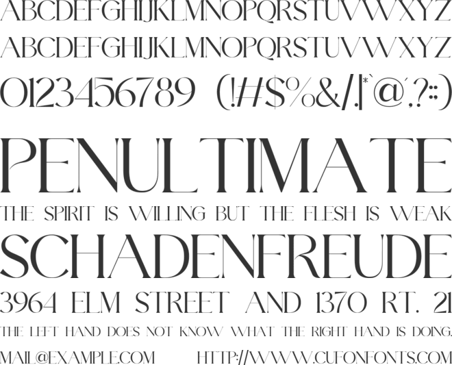 Riqater font preview