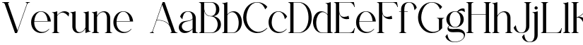 Verune font download