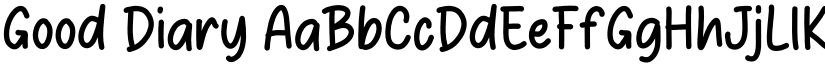 Good Diary font download