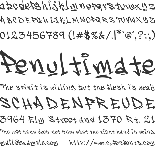 Brickscrawl Personal Use font preview