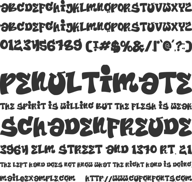 Wrong Boys font preview