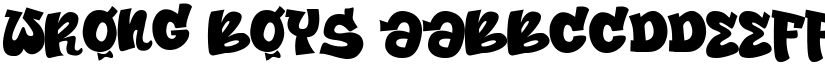 Wrong Boys font download
