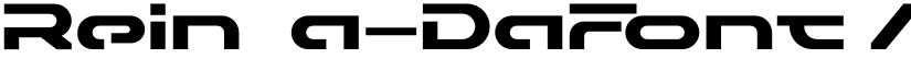 Reinba-Dafont font download