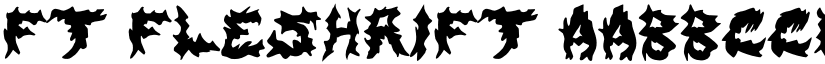 FT Fleshrift font download
