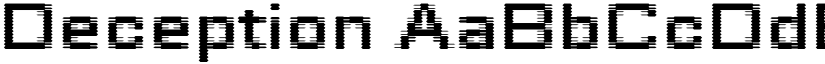 Deception font download