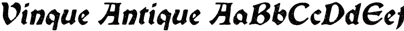 Vinque Antique font